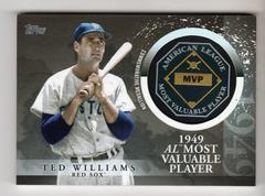 Ted Williams #MVP-TW Baseball Cards 2023 Topps Update MVP Medallion Prices