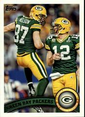 2011 Topps #84 GREEN BAY PACKERS Gold Parallel #D 1253/2011