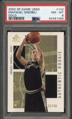 Emanuel Ginobili [Gold] Basketball Cards 2002 SP Game Used Prices