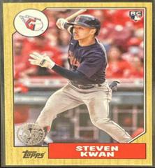 Steven Kwan #87TBU-17 Baseball Cards 2022 Topps Update 1987 Prices