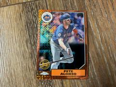 Pete Alonso [Orange] #87BC-10 Baseball Cards 2022 Topps Chrome 1987 Prices
