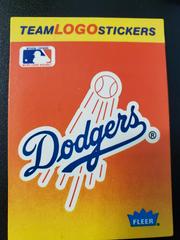 Dodgers Baseball Cards 1991 Fleer Team Logo Stickers Top 10 Prices