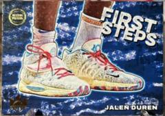 Jalen Duren #10 Basketball Cards 2022 Panini Court Kings First Steps Prices