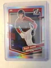 Druw Jones [Season Stat Line] #91 Baseball Cards 2023 Panini Donruss Prices