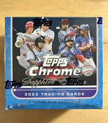 Hobby Box Baseball Cards 2022 Topps Chrome Sapphire Prices
