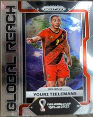Youri Tielemans #16 Soccer Cards 2022 Panini Prizm World Cup Global Reach Prices