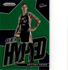 Brittney Griner [Green] #5 Basketball Cards 2023 Panini Prizm WNBA Get Hyped Prices