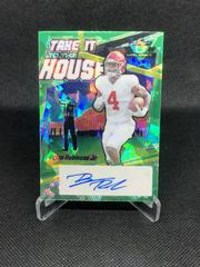 Brian Robinson Jr. [Crystal Green] #TH-BRJ Football Cards 2022 Leaf Valiant Autographs Take it to the House Prices