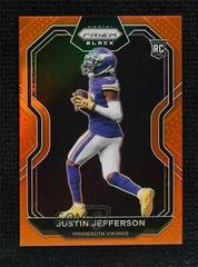 Justin Jefferson [Orange] Football Cards 2020 Panini Chronicles Prizm Black Prices