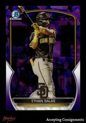 Ethan Salas [Purple] #BCP-171 Baseball Cards 2023 Bowman Chrome Prospects Sapphire Prices