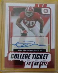 Alex Leatherwood [Autograph Red] #230 Football Cards 2021 Panini Contenders Draft Picks Prices