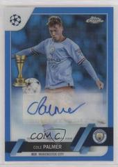Cole Palmer [Blue] #CA-CP Soccer Cards 2022 Topps Chrome UEFA Club Competitions Autographs Prices