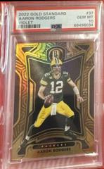 Aaron Rodgers [Violet] #37 Football Cards 2022 Panini Gold Standard Prices