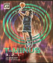 Ja Morant [Green Shock] #9 Basketball Cards 2022 Panini Donruss Optic T Minus 3 2 1 Prices