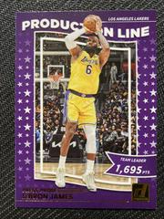LeBron James [Press Proof] #1 Basketball Cards 2022 Panini Donruss Production Line Prices