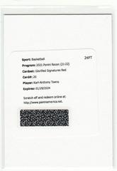 Karl Anthony Towns [Red] Basketball Cards 2021 Panini Recon Glorified Signatures Prices