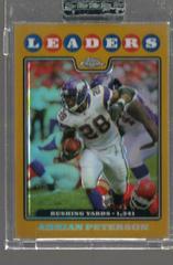 Adrian Peterson [Gold Refractor] Football Cards 2008 Topps Chrome Prices