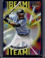 Julio Rodriguez [Gold] Baseball Cards 2022 Stadium Club Chrome Beam Team Prices