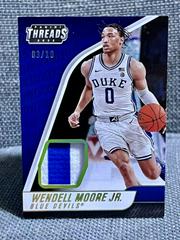 Wendell Moore Jr. [Gold] Basketball Cards 2022 Panini Chronicles Draft Picks Threads Rookie Memorabilia Prices