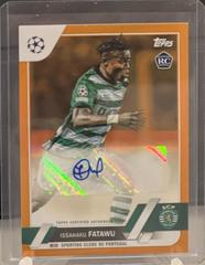 Issahaku Fatawu [Orange] #A-IF Soccer Cards 2022 Topps UEFA Club Competitions Autographs Prices