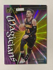 Trae Young [Yellow Laser] #7 Basketball Cards 2022 Panini Donruss Magicians Prices