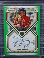 Jake Meyers [Green] Baseball Cards 2022 Topps Definitive Rookie Autographs Prices