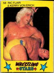 Ric Flair, Kevin Von Erich Wrestling Cards 1986 Monty Gum Wrestling Stars Prices