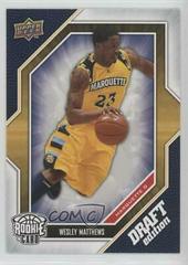 Wesley Matthews Basketball Cards 2009 Upper Deck Draft Edition Prices