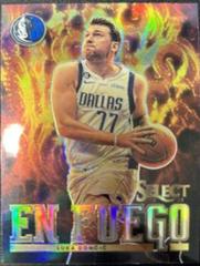 Luka Doncic [Silver] #2 Basketball Cards 2022 Panini Select En Fuego Prices