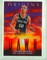 Jeremy Sochan [Red] #8 Basketball Cards 2022 Panini Origins Dawn Prices