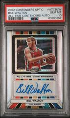Bill Walton Basketball Cards 2022 Panini Contenders Optic All-Time Autograph Prices