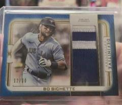 Bo Bichette [Blue] #DJR-BO Baseball Cards 2023 Topps Definitive Jumbo Relic Collection Prices