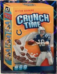 Peyton Manning [Cosmic] #CT-8 Football Cards 2022 Panini Donruss Crunch Time Prices
