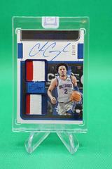 Cade Cunningham [Blue] Basketball Cards 2021 Panini One and One Rookie Dual Jersey Autographs Prices