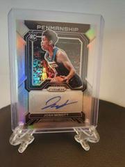 Josh Minott [Silver] #RP-JMM Basketball Cards 2022 Panini Prizm Rookie Penmanship Autographs Prices