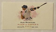 Alex Rodriguez [Mini] #270 Baseball Cards 2007 Topps Allen & Ginter Prices