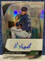 Huascar Ynoa [Silver Prizm] Baseball Cards 2020 Panini Prizm Rookie Autographs Prices