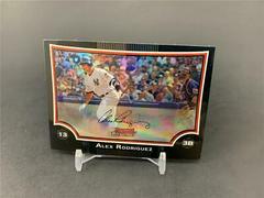 Alex Rodriguez [Refractor] #3 Baseball Cards 2009 Bowman Chrome Prices