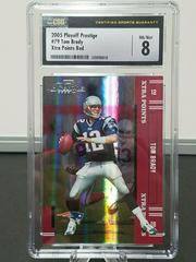 Tom Brady [Xtra Points Red] Football Cards 2005 Playoff Prestige Prices