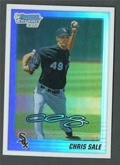 Chris Sale [Refractor] Baseball Cards 2010 Bowman Chrome Draft Picks & Prospects Prices