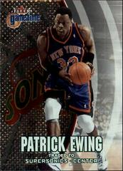 Patrick Ewing #14 Basketball Cards 2000 Fleer Game Time Prices