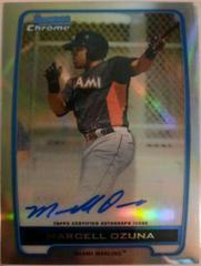 Marcell Ozuna [Autograph Refractor] #BCAMO Baseball Cards 2012 Bowman Chrome Prospects Prices