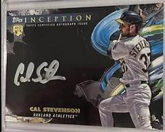 Cal Stevenson [Gold Ink Inception] #ISS-CS Baseball Cards 2023 Topps Inception Silver Signings Prices