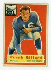 Frank Gifford #53 Football Cards 1956 Topps Prices