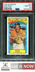 Vida Blue [Runs 818] #23 Baseball Cards 1979 Kellogg's Prices
