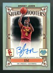 Bronny James #SSA-LBJ Basketball Cards 2023 Bowman Chrome University Sharp Shooters Autographs Prices