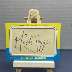Sir Mick Jagger #75CCS-SJ Baseball Cards 2024 Topps Heritage Celebrity Cut Signature Prices