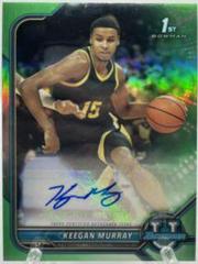 Keegan Murray [Chrome Green Refractor] #94 Basketball Cards 2021 Bowman University Prices
