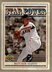 Matt Cain #SP-MA Baseball Cards 2007 Upper Deck Star Power Prices