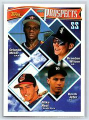 SS Prospects [Miller, Wilson, Jeter, Neal] #158 Baseball Cards 1994 Topps Bilingual Prices